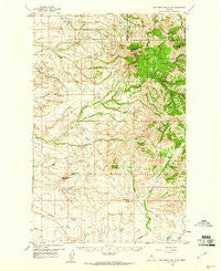 Centennial Mountain Montana Historical topographic map, 1:62500 scale, 15 X 15 Minute, Year 1959
