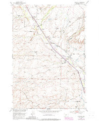 Chadborn Montana Historical topographic map, 1:24000 scale, 7.5 X 7.5 Minute, Year 1951