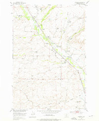 Chadborn Montana Historical topographic map, 1:24000 scale, 7.5 X 7.5 Minute, Year 1951