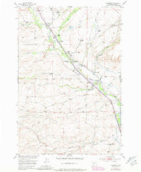 Chadborn Montana Historical topographic map, 1:24000 scale, 7.5 X 7.5 Minute, Year 1951