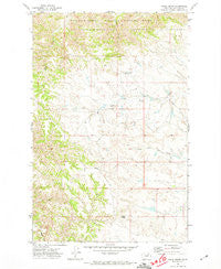 Chalk Butte Montana Historical topographic map, 1:24000 scale, 7.5 X 7.5 Minute, Year 1971