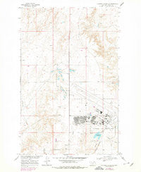 Chapman Coulee NE Montana Historical topographic map, 1:24000 scale, 7.5 X 7.5 Minute, Year 1969