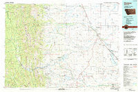 Choteau Montana Historical topographic map, 1:100000 scale, 30 X 60 Minute, Year 1984