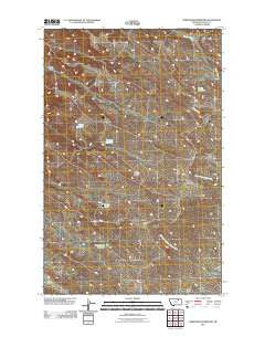 Christmas Reservoir Montana Historical topographic map, 1:24000 scale, 7.5 X 7.5 Minute, Year 2011