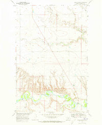 Circle Bridge Montana Historical topographic map, 1:24000 scale, 7.5 X 7.5 Minute, Year 1970