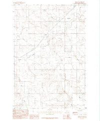 Circle SW Montana Historical topographic map, 1:24000 scale, 7.5 X 7.5 Minute, Year 1983