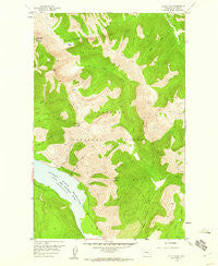 Circus Peak Montana Historical topographic map, 1:24000 scale, 7.5 X 7.5 Minute, Year 1958