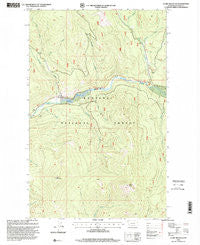 Clark Mountain Montana Historical topographic map, 1:24000 scale, 7.5 X 7.5 Minute, Year 1997