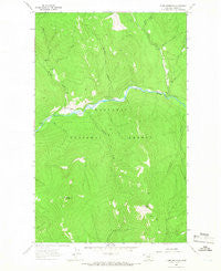 Clark Mountain Montana Historical topographic map, 1:24000 scale, 7.5 X 7.5 Minute, Year 1963