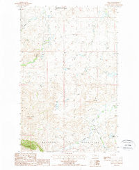 Cleveland Montana Historical topographic map, 1:24000 scale, 7.5 X 7.5 Minute, Year 1987