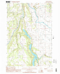 Cliff Lake Montana Historical topographic map, 1:24000 scale, 7.5 X 7.5 Minute, Year 1988