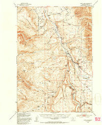 Cliff Lake Montana Historical topographic map, 1:62500 scale, 15 X 15 Minute, Year 1950