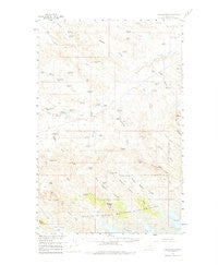 Collins Ranch Montana Historical topographic map, 1:62500 scale, 15 X 15 Minute, Year 1958