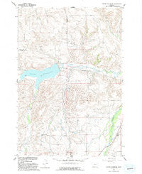Cooney Reservoir Montana Historical topographic map, 1:24000 scale, 7.5 X 7.5 Minute, Year 1956
