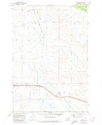 Corinth Montana Historical topographic map, 1:24000 scale, 7.5 X 7.5 Minute, Year 1969