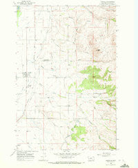 Corvallis Montana Historical topographic map, 1:24000 scale, 7.5 X 7.5 Minute, Year 1967