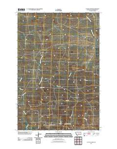 Cotton Creek Montana Historical topographic map, 1:24000 scale, 7.5 X 7.5 Minute, Year 2011
