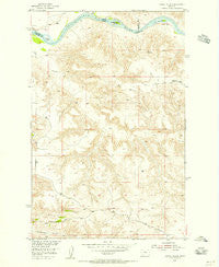 Council Island Montana Historical topographic map, 1:24000 scale, 7.5 X 7.5 Minute, Year 1954