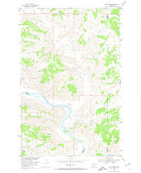 Cow Island Montana Historical topographic map, 1:24000 scale, 7.5 X 7.5 Minute, Year 1954