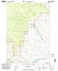 Coyote Creek Montana Historical topographic map, 1:24000 scale, 7.5 X 7.5 Minute, Year 1997