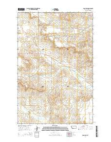 Crane NW Montana Current topographic map, 1:24000 scale, 7.5 X 7.5 Minute, Year 2014