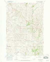 Crow Agency SE Montana Historical topographic map, 1:24000 scale, 7.5 X 7.5 Minute, Year 1967