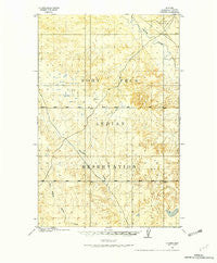 Cuskers Montana Historical topographic map, 1:62500 scale, 15 X 15 Minute, Year 1910