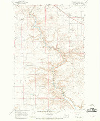 Cut Bank SE Montana Historical topographic map, 1:24000 scale, 7.5 X 7.5 Minute, Year 1966