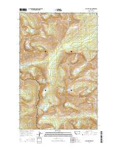 Cut Bank Pass Montana Current topographic map, 1:24000 scale, 7.5 X 7.5 Minute, Year 2014