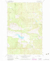 Dahl Lake Montana Historical topographic map, 1:24000 scale, 7.5 X 7.5 Minute, Year 1964