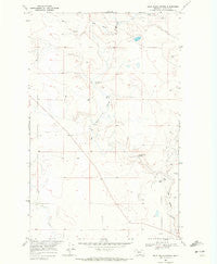 Dead Indian Spring Montana Historical topographic map, 1:24000 scale, 7.5 X 7.5 Minute, Year 1968