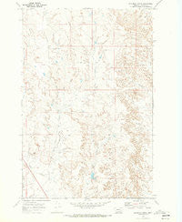 Deadman Creek Montana Historical topographic map, 1:24000 scale, 7.5 X 7.5 Minute, Year 1969