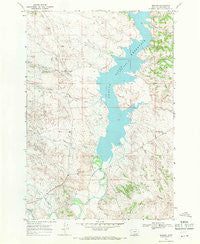 Decker Montana Historical topographic map, 1:24000 scale, 7.5 X 7.5 Minute, Year 1967