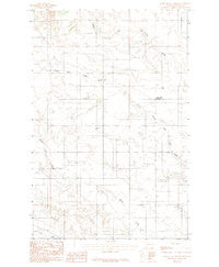 Deer Creek Church Montana Historical topographic map, 1:24000 scale, 7.5 X 7.5 Minute, Year 1983