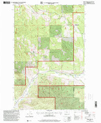 Deer Creek Montana Historical topographic map, 1:24000 scale, 7.5 X 7.5 Minute, Year 1997
