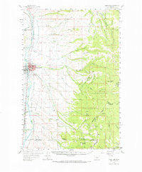 Deer Lodge Montana Historical topographic map, 1:62500 scale, 15 X 15 Minute, Year 1959