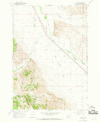 Dell Montana Historical topographic map, 1:24000 scale, 7.5 X 7.5 Minute, Year 1965