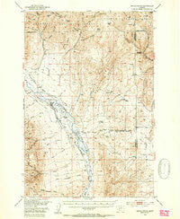 Devils Fence Montana Historical topographic map, 1:62500 scale, 15 X 15 Minute, Year 1950