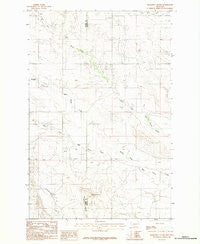 Diamond G Butte Montana Historical topographic map, 1:24000 scale, 7.5 X 7.5 Minute, Year 1983