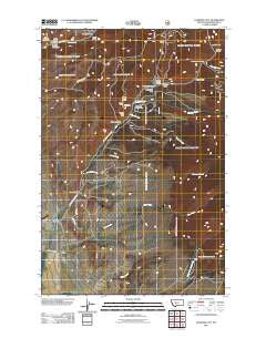 Diamond City Montana Historical topographic map, 1:24000 scale, 7.5 X 7.5 Minute, Year 2011
