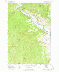 Dickie Hills Montana Historical topographic map, 1:24000 scale, 7.5 X 7.5 Minute, Year 1962
