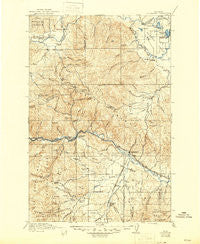 Drummond Montana Historical topographic map, 1:125000 scale, 30 X 30 Minute, Year 1921