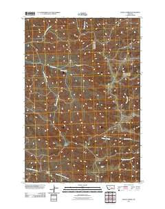 Dudley Spring Montana Historical topographic map, 1:24000 scale, 7.5 X 7.5 Minute, Year 2011