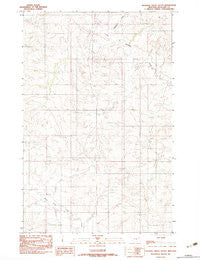 Duplisse Creek South Montana Historical topographic map, 1:24000 scale, 7.5 X 7.5 Minute, Year 1983