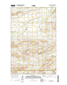 Dupuyer East Montana Current topographic map, 1:24000 scale, 7.5 X 7.5 Minute, Year 2014
