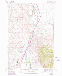 Earls Gulch Montana Historical topographic map, 1:24000 scale, 7.5 X 7.5 Minute, Year 1961