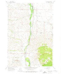 Earls Gulch Montana Historical topographic map, 1:24000 scale, 7.5 X 7.5 Minute, Year 1961