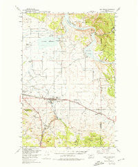 East Helena Montana Historical topographic map, 1:62500 scale, 15 X 15 Minute, Year 1950