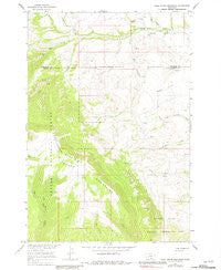 East Pryor Mountain Montana Historical topographic map, 1:24000 scale, 7.5 X 7.5 Minute, Year 1964