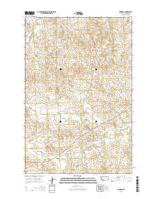 Edwards Montana Current topographic map, 1:24000 scale, 7.5 X 7.5 Minute, Year 2014